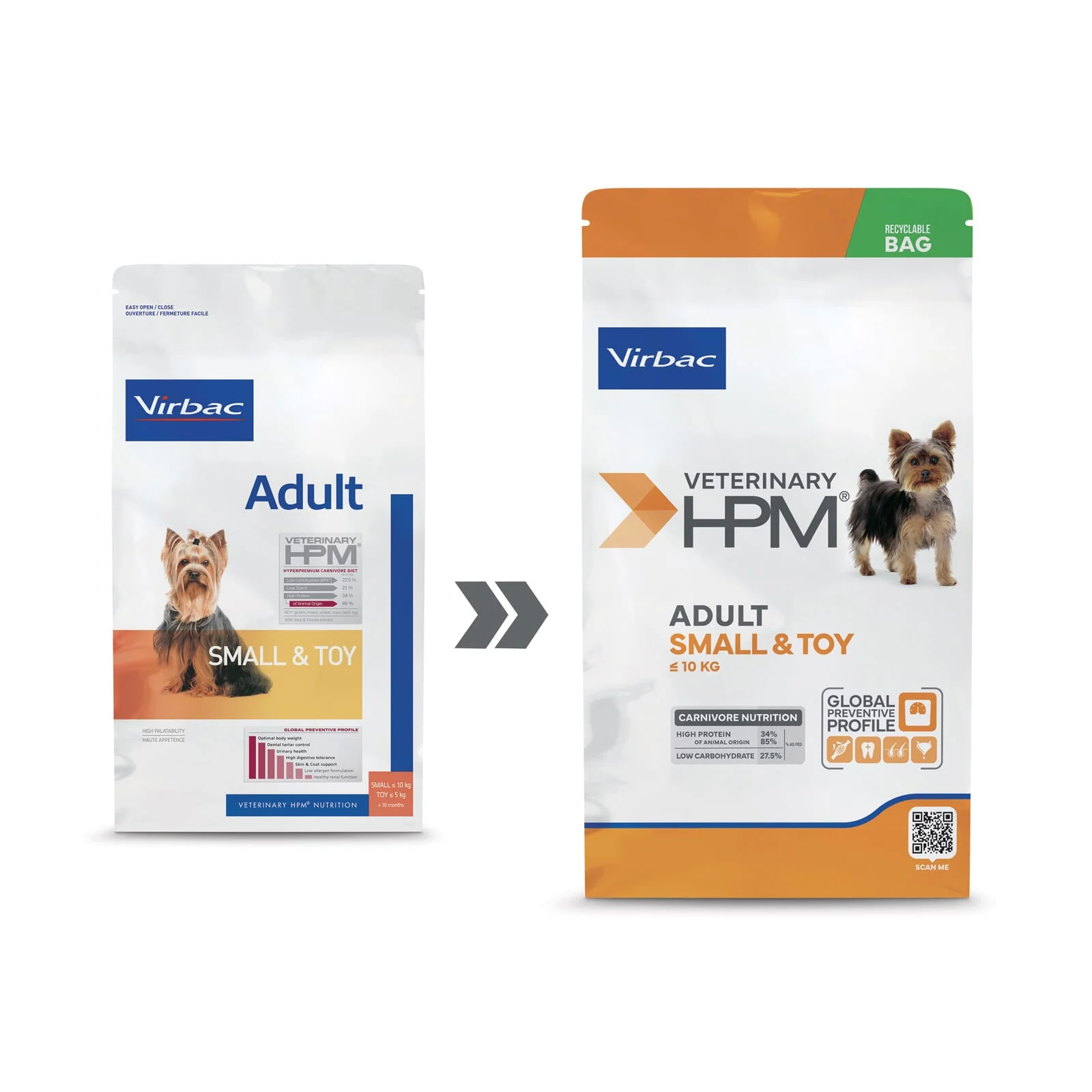Veterinary HPM Canine Adult Small Toy 3 Kg - Virbac