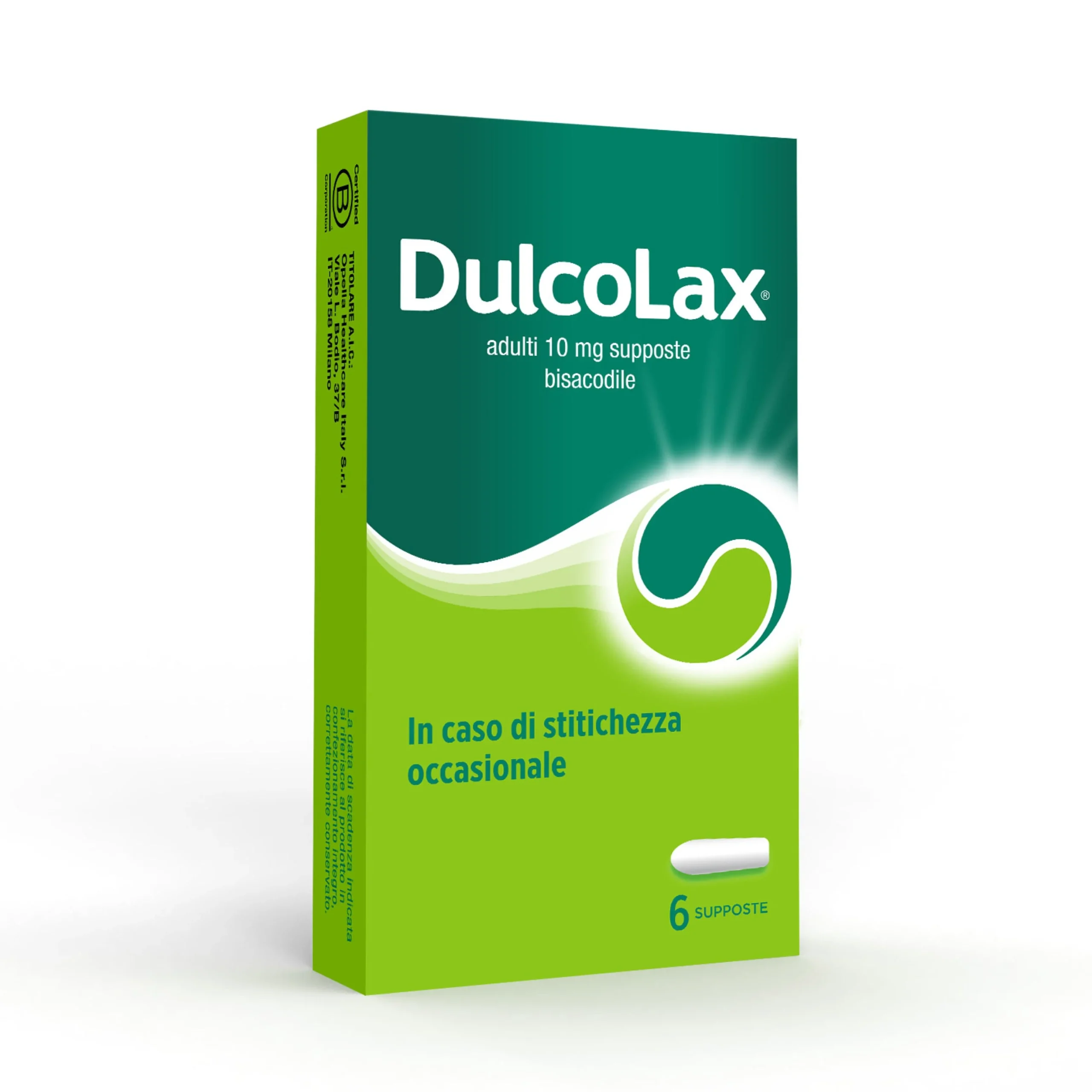 DULCOLAX 6 Supposte 10 mg Contro La Stitichezza Occasionale Per Adulti