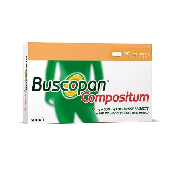BUSCOPAN Compositum 20 Compresse Rivestite Per Mal Di Pancia Forte Crampi Dolori Addominali
