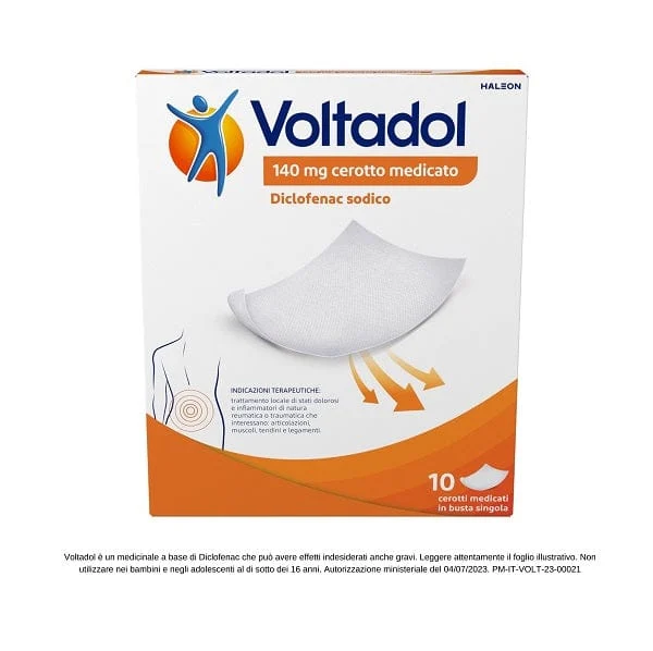 VOLTADOL 140 mg 10 Cerotti Medicati