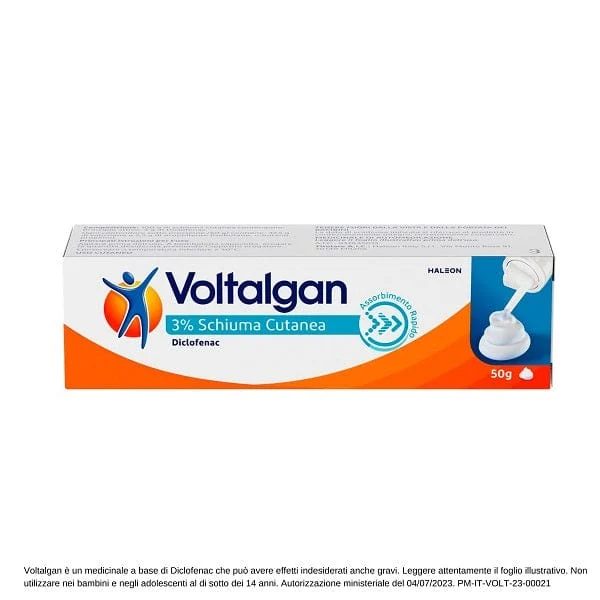 VOLTALGAN Schiuma Cutanea 50 g 3%