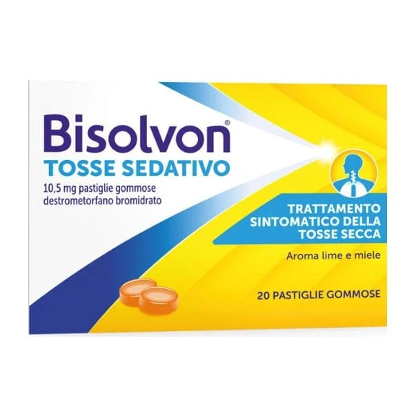 BISOLVON Tosse Sedativo 20 Pastiglie Gommose Per Tosse Secca