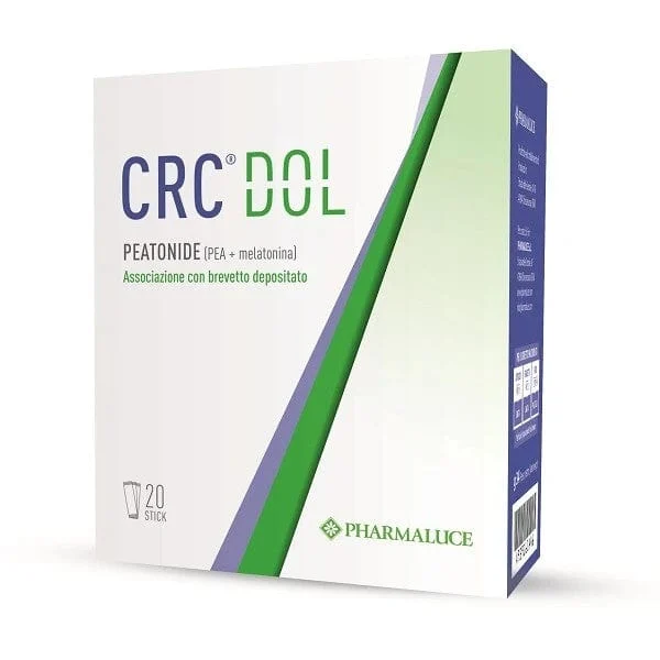 PHARMALUCE Crc Dol 20 Stick Orosolubili Integratore Alimentare Pea e Melatonina