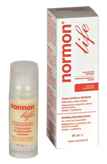 NORMON Life Tolleranza Crema Lenitiva Idratante Antinfiammatoria 50 ml