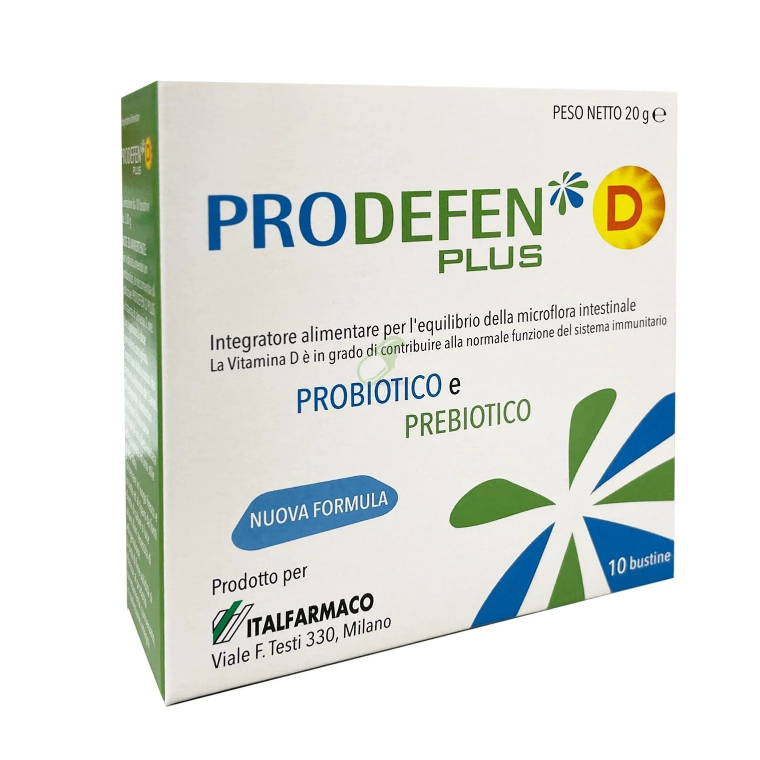 ITALFARMACO Prodefen D Plus 10 Bustine Integratore per Difese Immunitarie