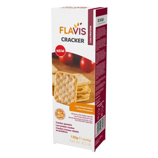 FLAVIS Cracker Aproteici Flavis Ricchi in Fibre e Bassi in Sodio 120 g
