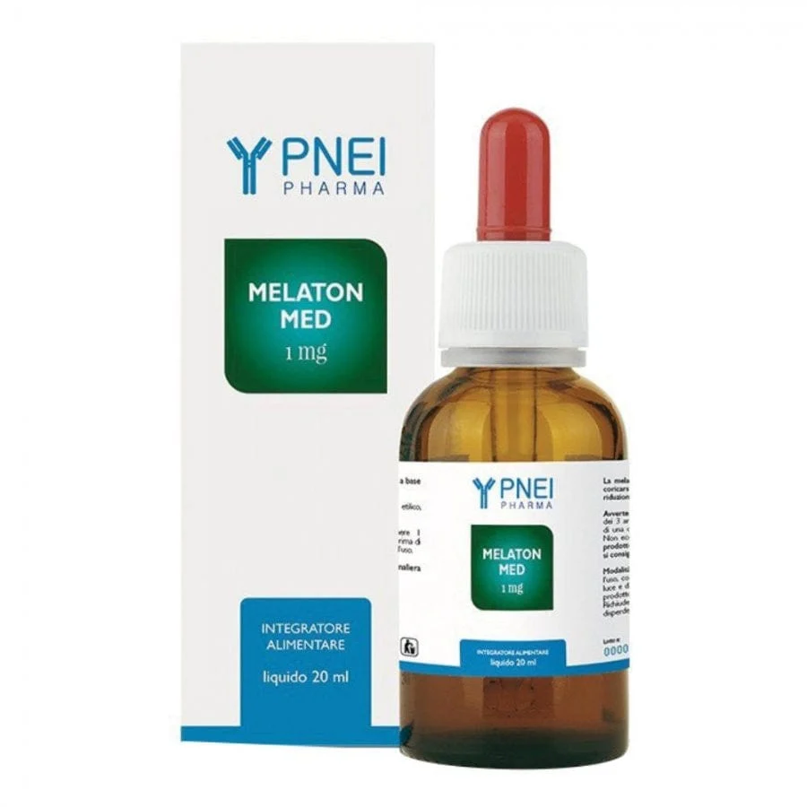 NATUR Melatonmed 1mg Gocce Vegane 100ml Integratore per Sonno e Jet Lag