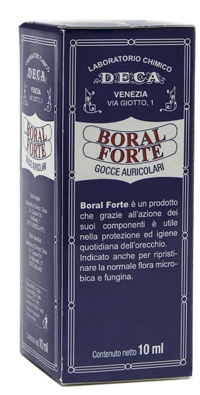 DECA Boral Forte Gocce Auricolari 10 ml Per Igiene Quotidiana Orecchio