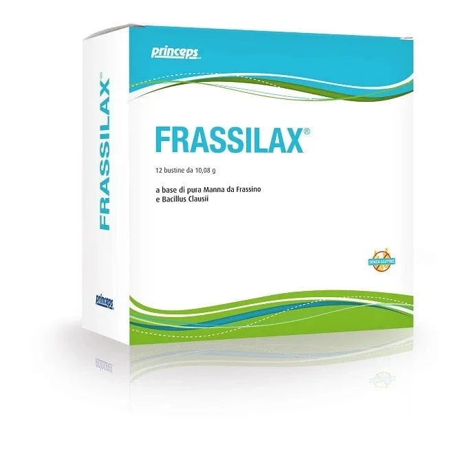PRINCEPS Frassilax 12 Bustine Integratore per Regolarità Intestinale Senza Glutine e Lattosio