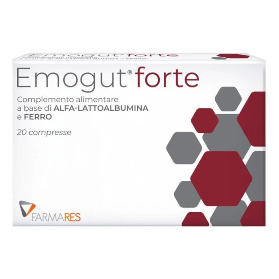 LO.LI PHARMA Emogut Forte 20 Compresse Integratore Alimentare Ferro Senza Glutine