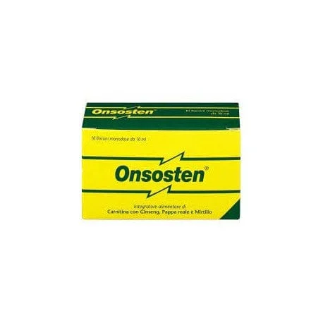 DIFASS Onsosten 10 Flaconcini Integratore Tonico Adattogeno Stanchezza Fisica Mentale