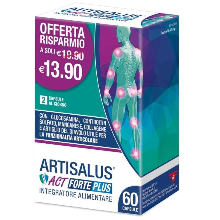 F&F Artisalus Act Forte Plus 60 Capsule Integratore Articolazioni