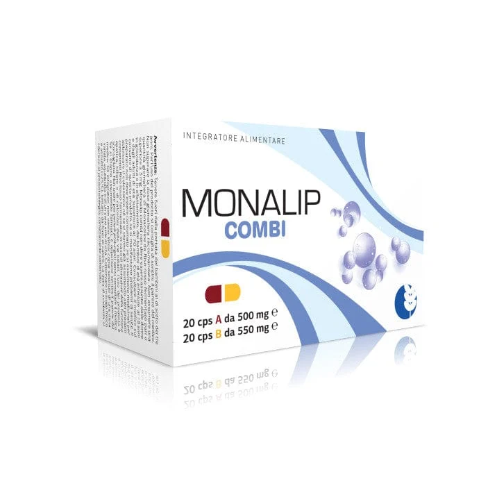 BIOGROUP Monalip Combi 40 Capsule Integratore per Colesterolo e Cardiovascolare