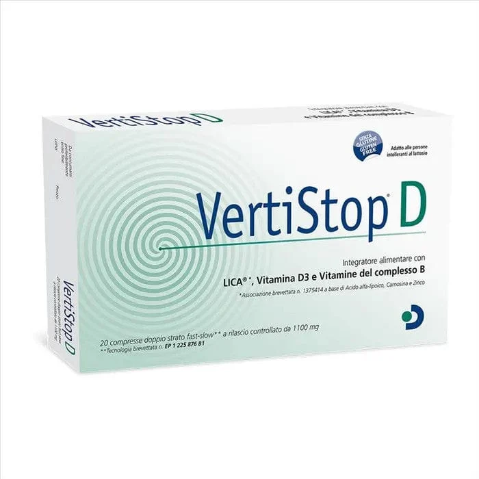 DIFASS Vertistop D 20 Compresse Integratore per Vertigini