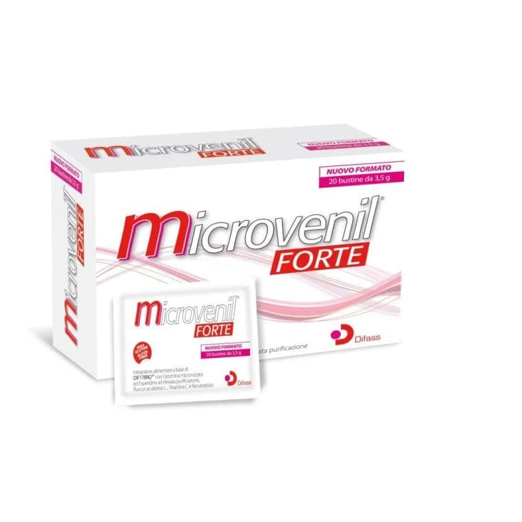 DIFASS Microvenil Forte 20 Bustine Integratore per Microcircolo