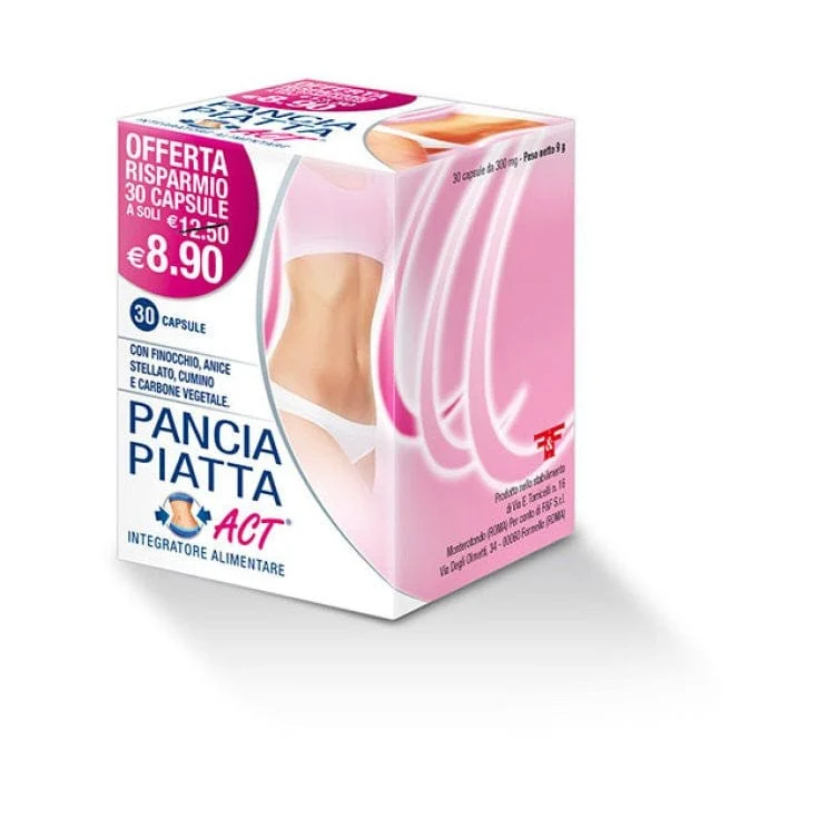 F&F Pancia Piatta Act 30 Capsule Integratore Alimentare