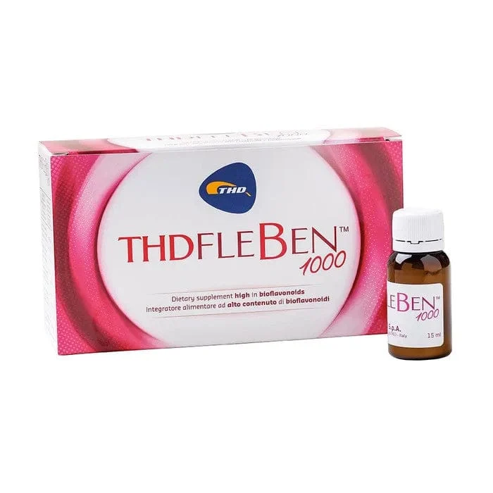 THD Fleben 1000 10 Flaconcini Integratore Alimentare per Microcircolo