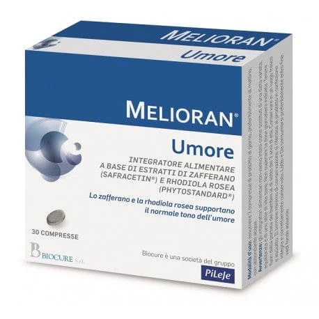 BIOCURE Melioran Umore 30 compresse integratore per il tono dell'umore