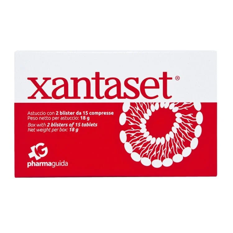 PHARMAGUIDA Xantaset 30 Compresse Integratore per Microcircolo e Drenaggio