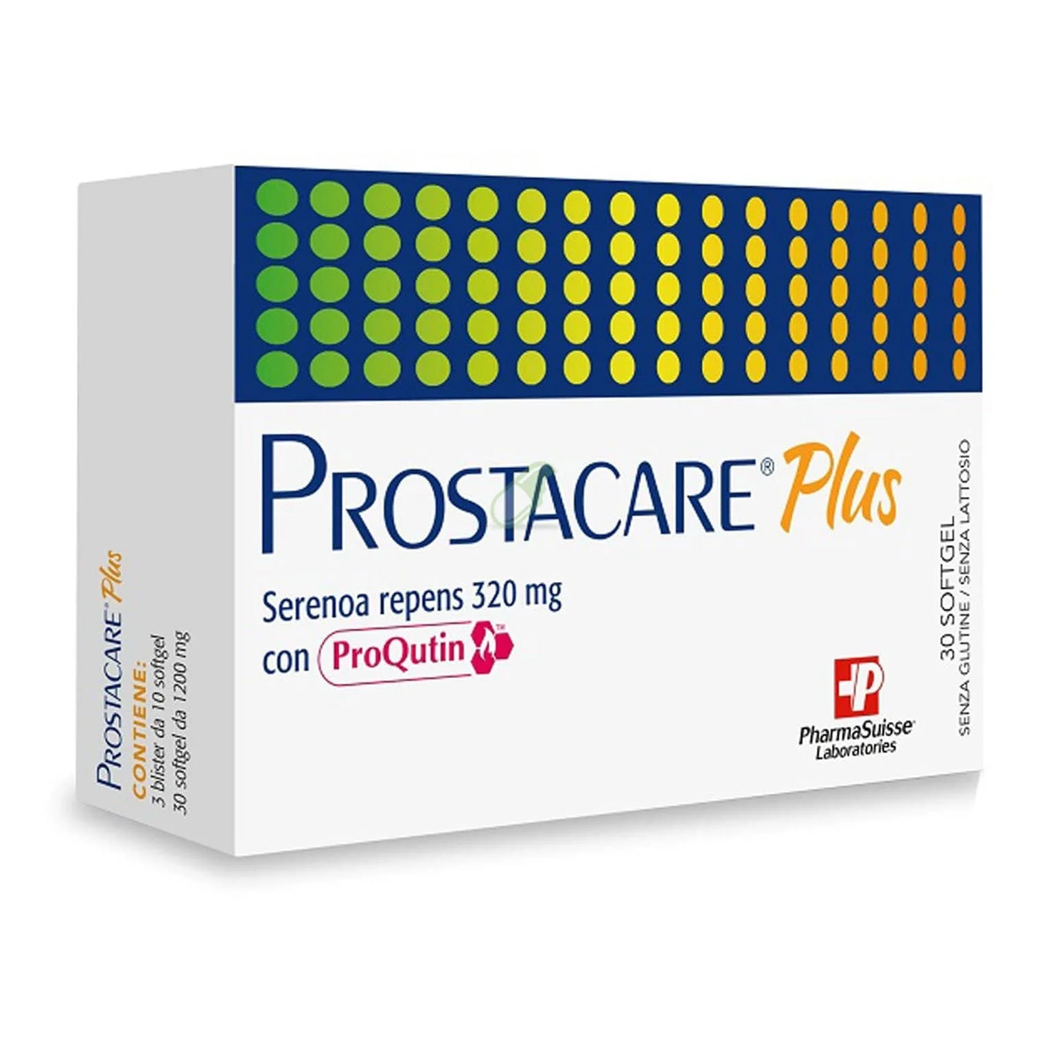 PHARMASUISSE Prostacare Plus 30 Softgel Integratore per Prostata e Vie Urinarie