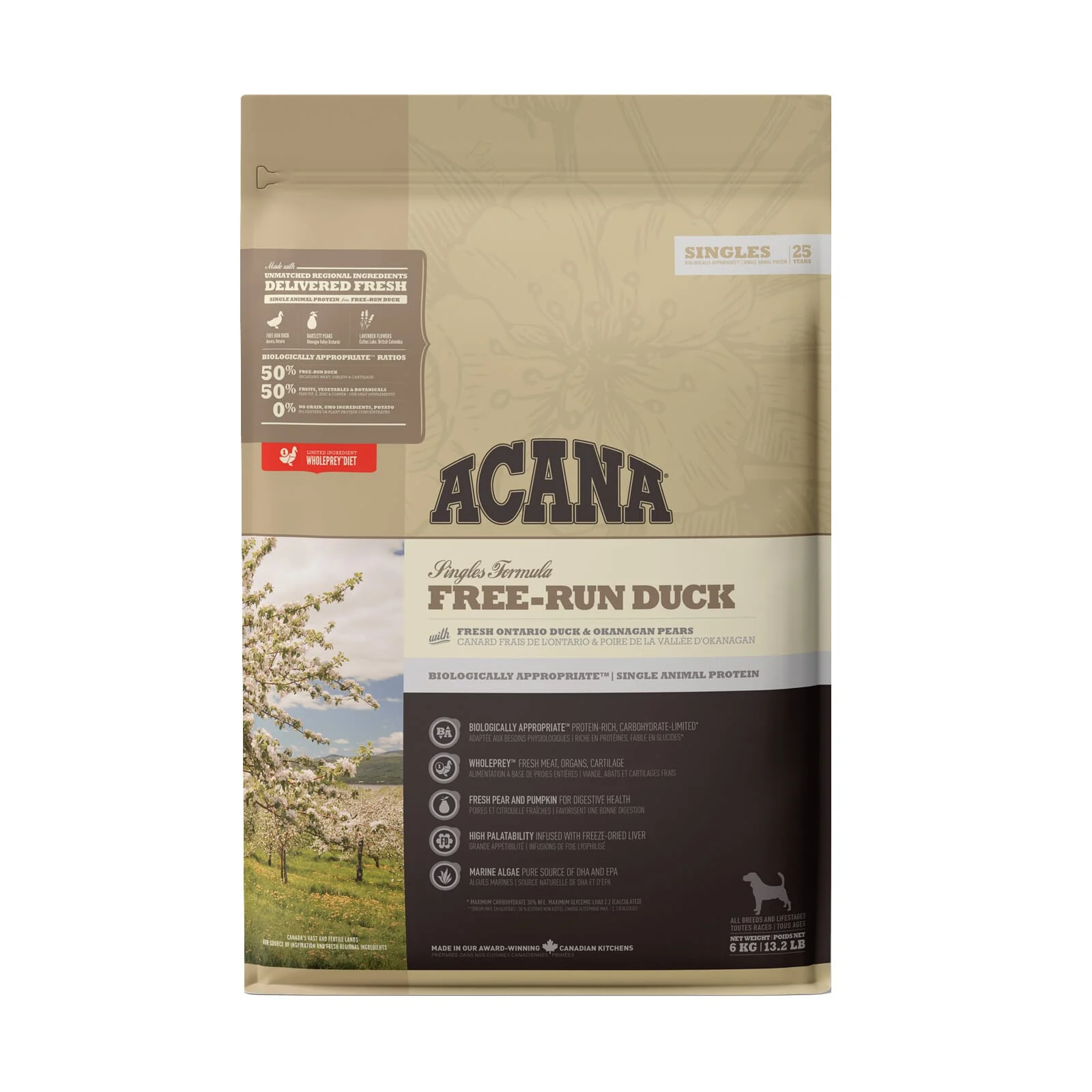 Mangime Per Cane Free-Run Duck 6 Kg