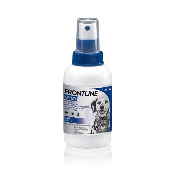 FRONTLINE Spray Cani e Gatti Uso Topico 100 ml