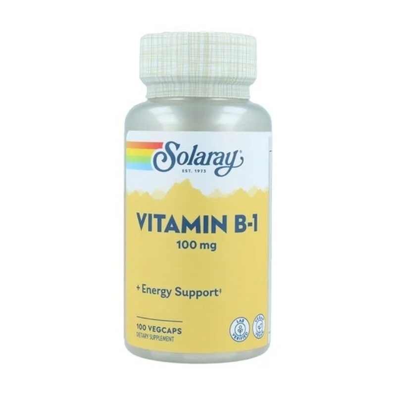 Vitamina B1 100 mg 100 Caps - Solaray