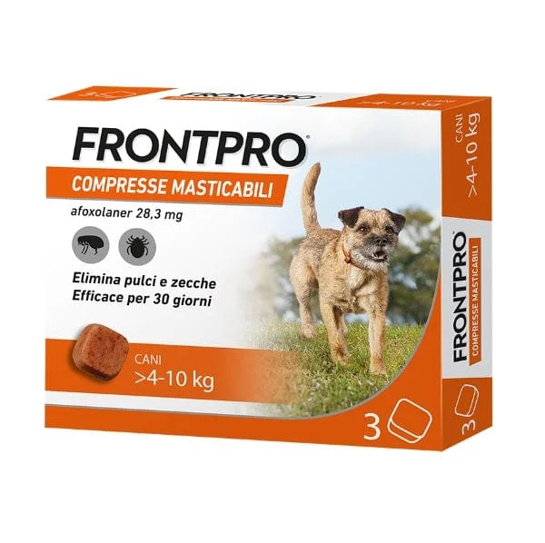 FRONTPRO 3 Compresse Masticabili 28,3 mg Cani 4-10 Kg