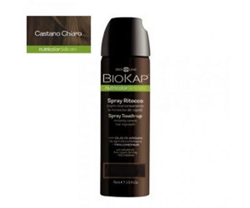 Spray Ritocco Castano Chiaro 75 ml - Biokap