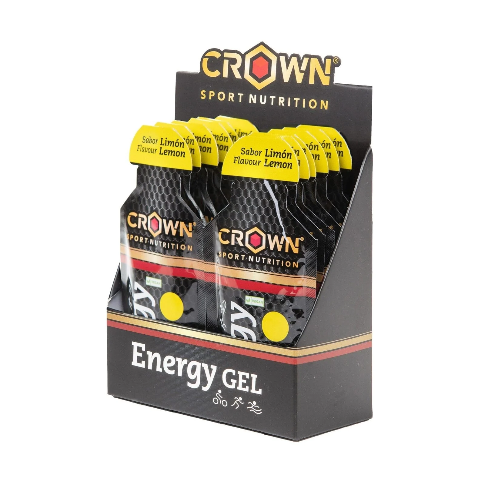 Energy Gel 40g 10 Unità - Crown Sport Nutrition