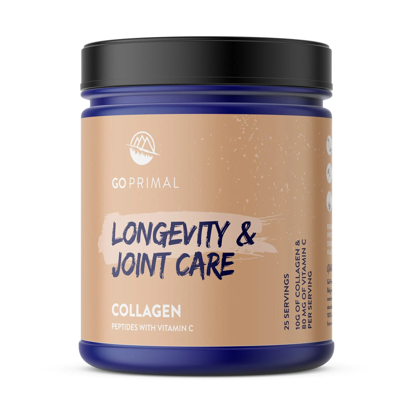 Longevity Joint Care Collagen Peptides With Vitamin C 350g - Goprimal