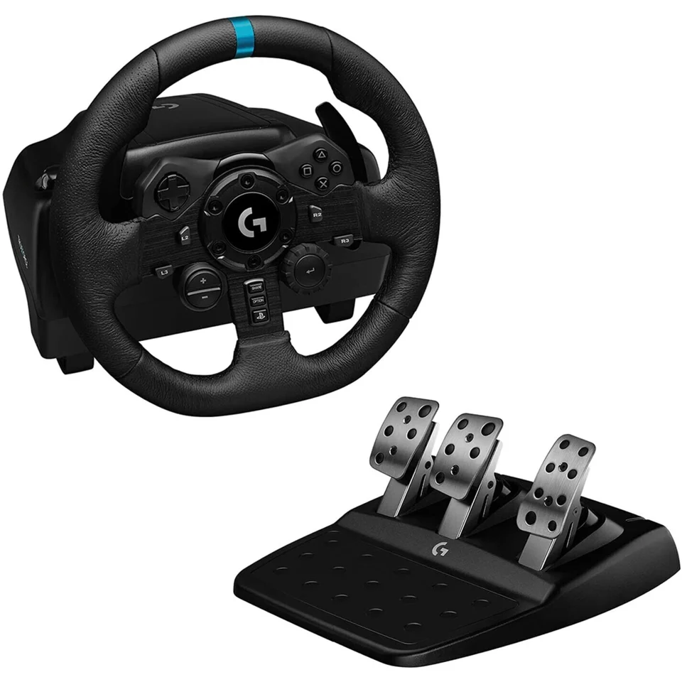 Logitech G923 Trueforce PS4/PlayStation 5 (PS5) Volante, Nero - Controller