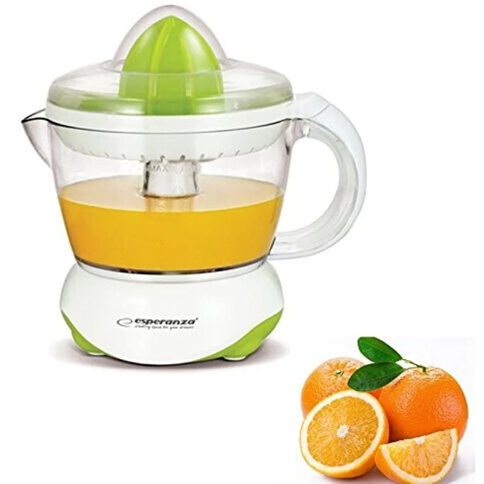 Esperanza EKJ001 Clementine white/green Spremiagrumi, Potenza 25 Watt - Centrifughe e spremiagrumi