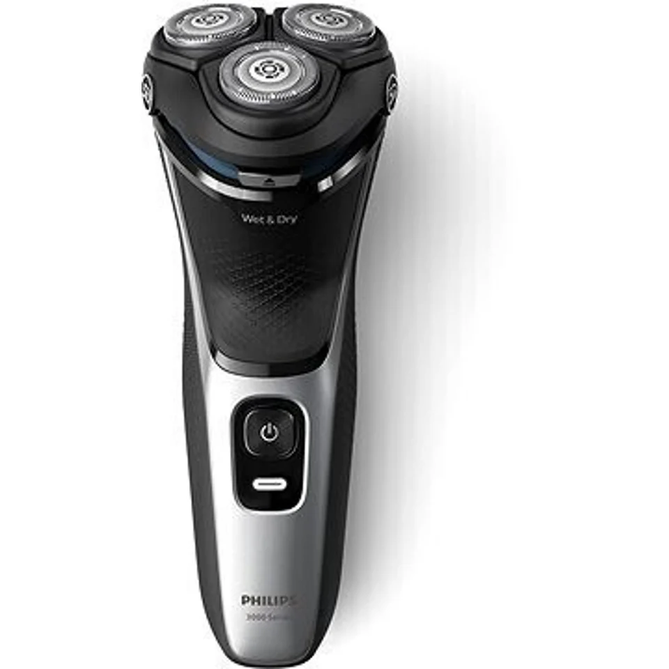 Philips Shaver 3000 Series S3143/00 Rasoio A Testine Rotanti, Argento - Rasoi manuali da uomo