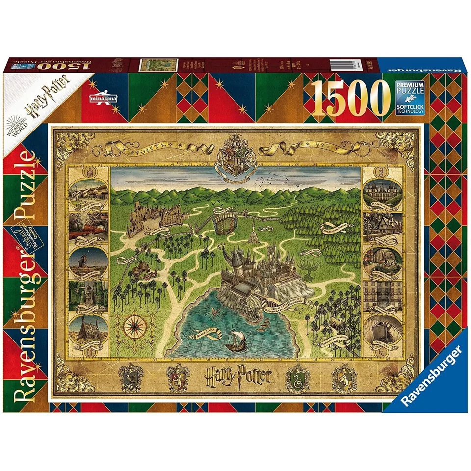 Ravensburger 16599 Puzzle Per Adulti Harry Potter 80×60 cm