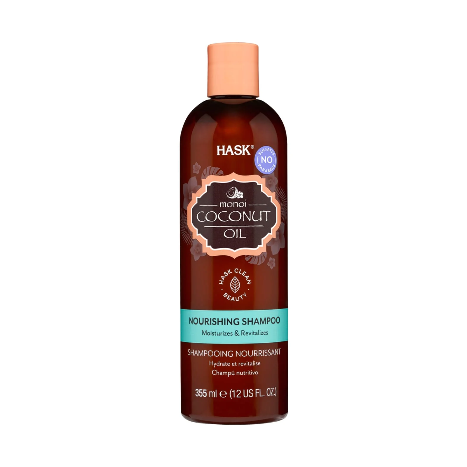 Monoi Coconut Oil Nourishing Shampoo 355 ml - Hask