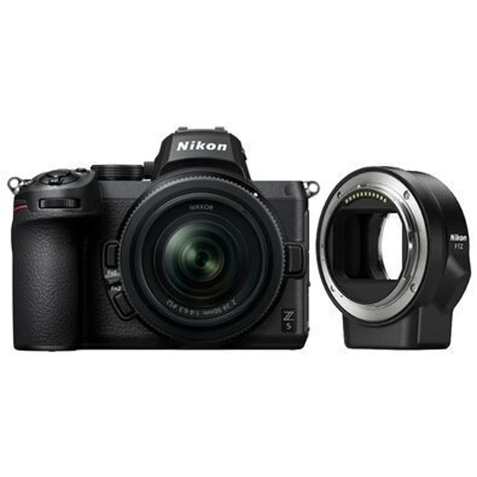 Nikon Z5 Kit 24-50mm + FTZ Adapter Fotocamera Mirrorless, Nero – Garanzia Europa