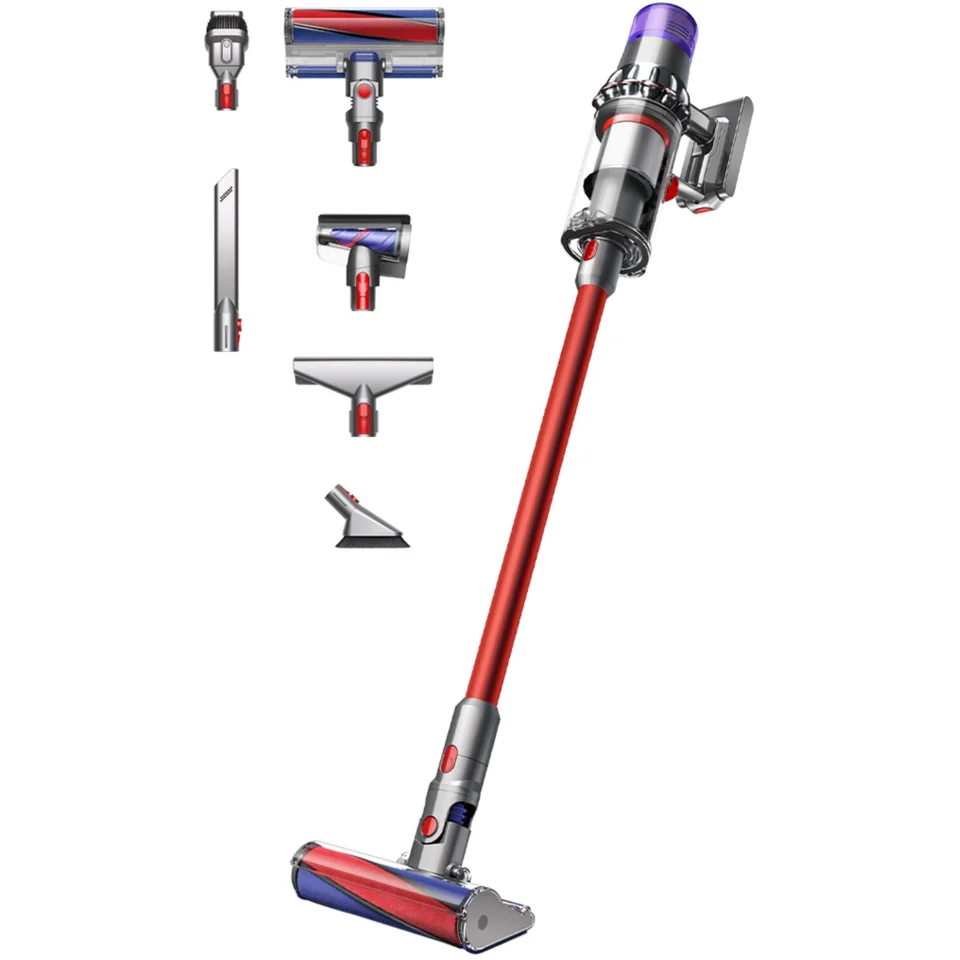 Dyson V11 Fluffy nickel/red 2023 Scopa Elettrica - Aspirapolvere