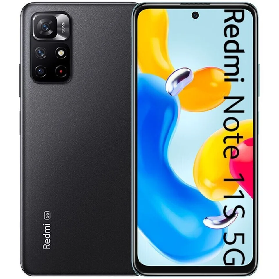 Xiaomi Redmi Note 11S 5G 4GB/128GB Midnight Black Smartphone Dual Sim, Nero - Cellulari e smartphone