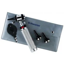 Oto/Oftalmoscopio May uni® III, Manico a batterie tipo C con reostato - Riester