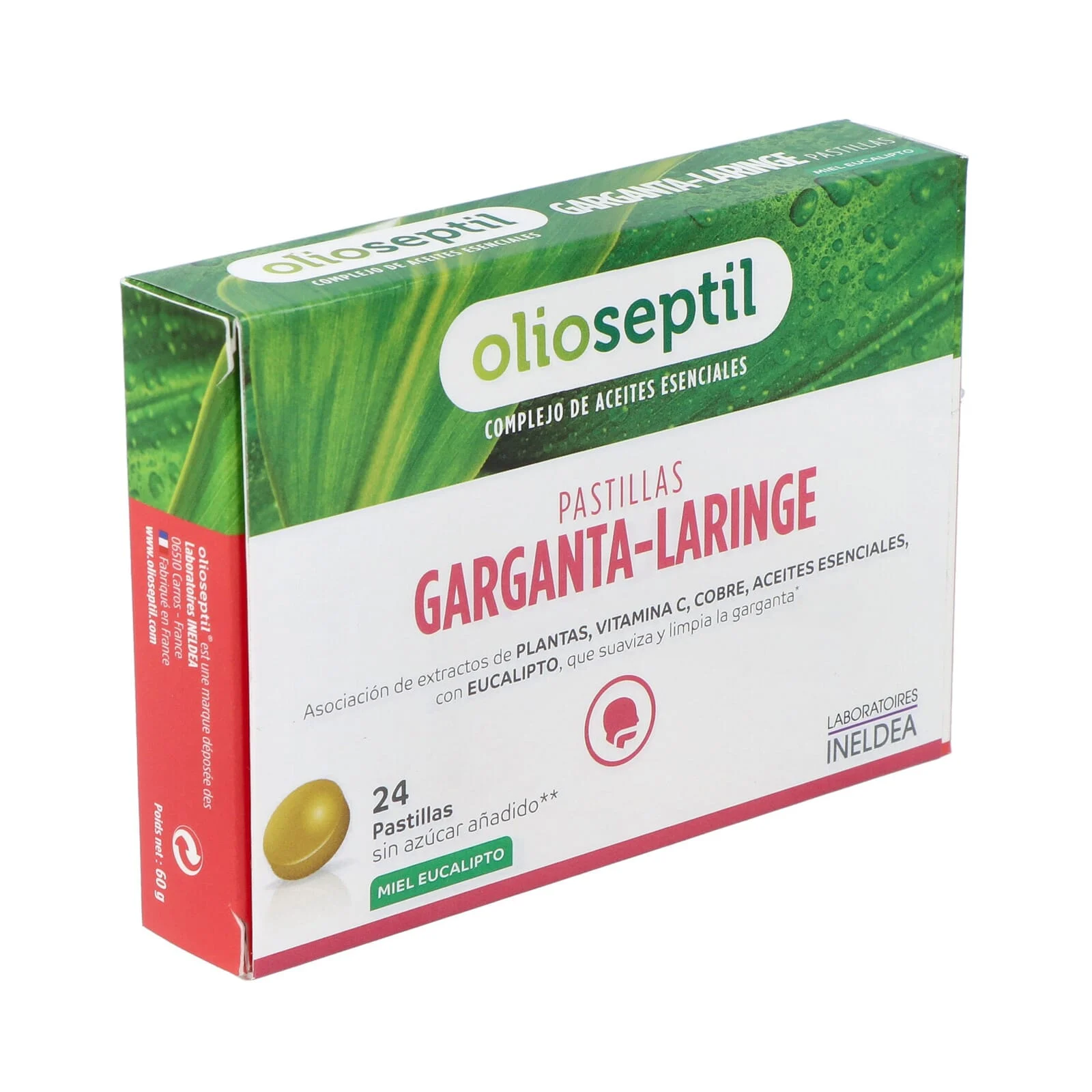 Olioseptil Gola Laringe Miele Limone 24 Tabs - Ineldea