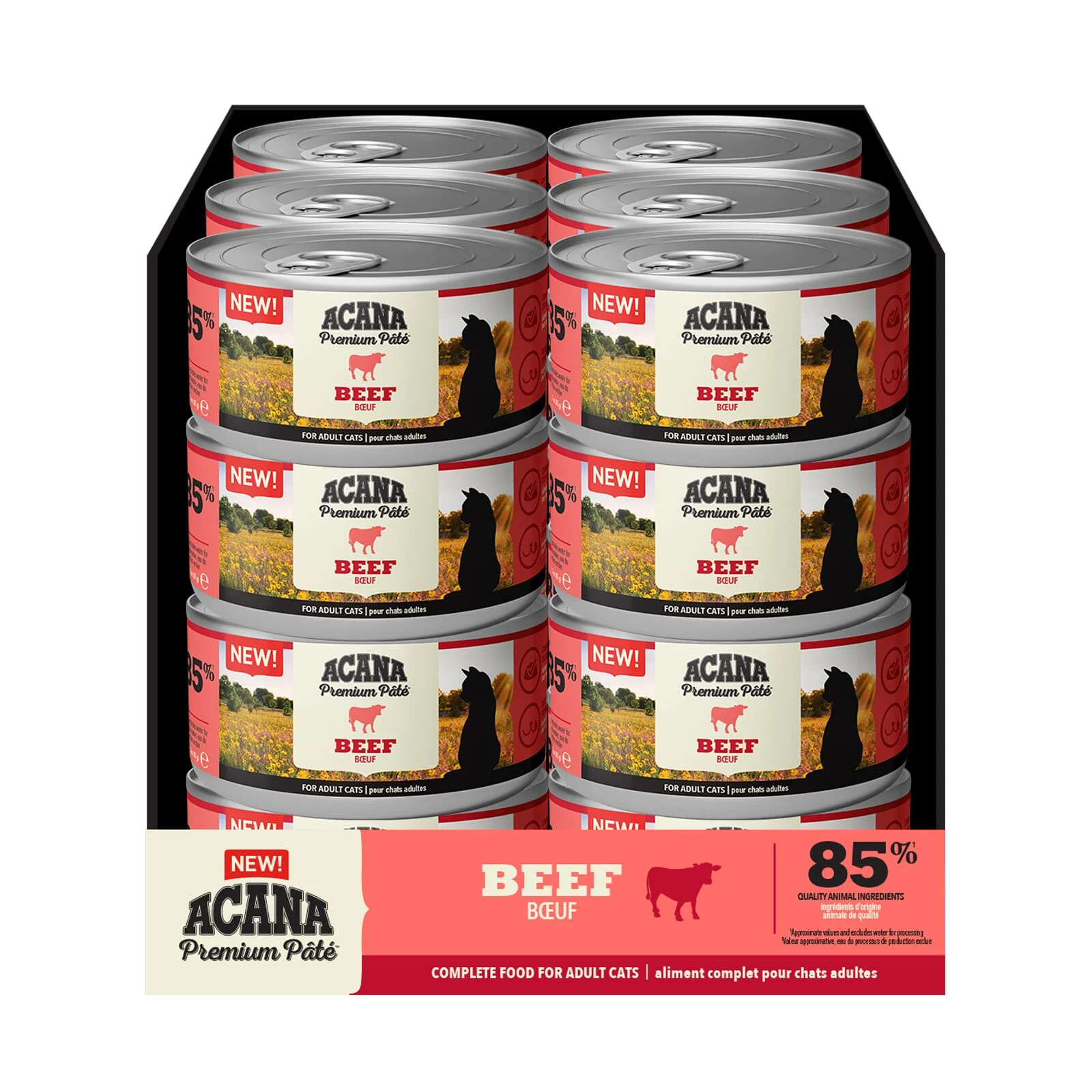 Premium Paté Gatti Adulti Manzo 24 Unità 85g - Acana