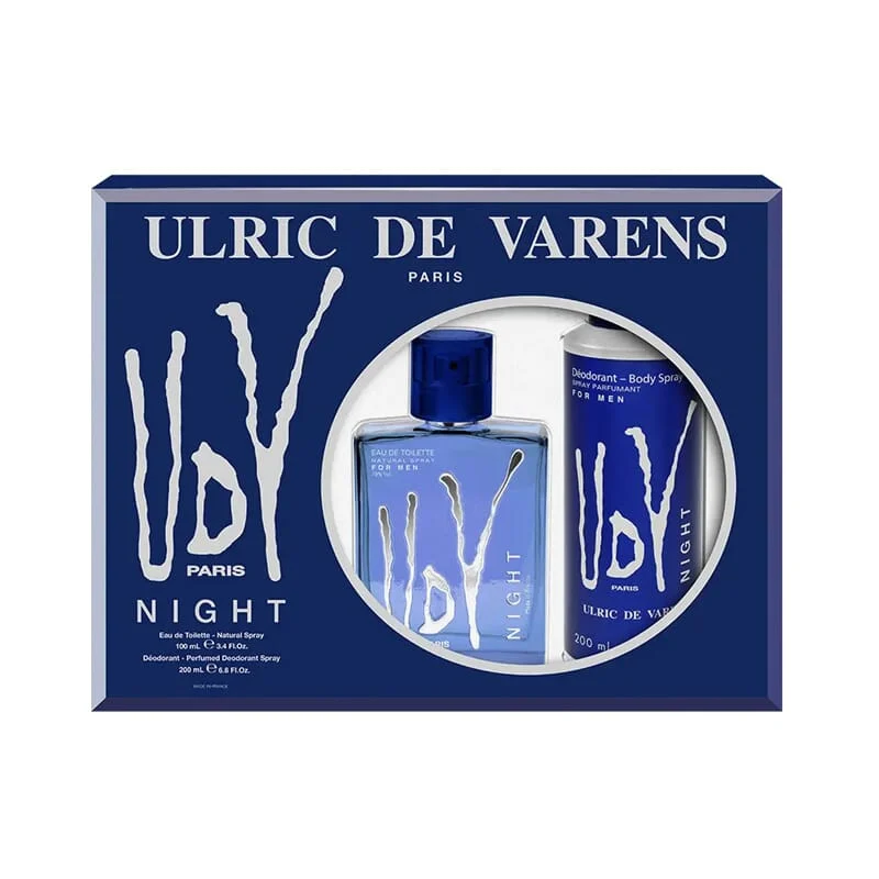 Udv Night for Men Set EDT 100 ml + Deodorante 200 ml - Ulric De Varens