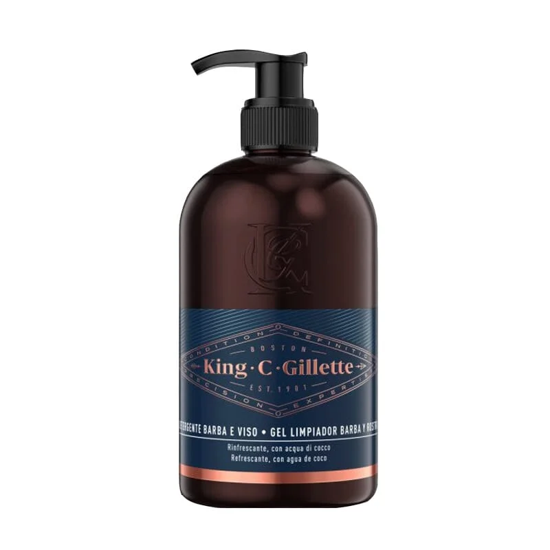 Gillette King Beard & Face Wash Gel 350 ml