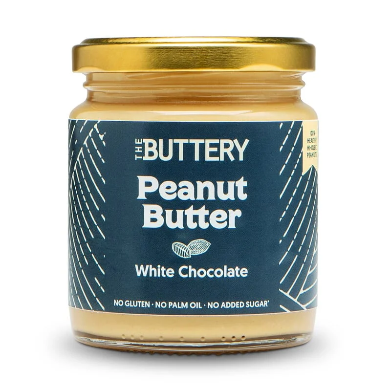 Crema di Arachidi con Cioccolato Bianco 220g - The Buttery