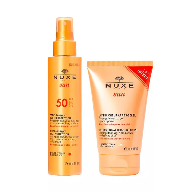 Nuxe Sun Spray Fondante SPF 50 50 ml + After Sun 100 ml