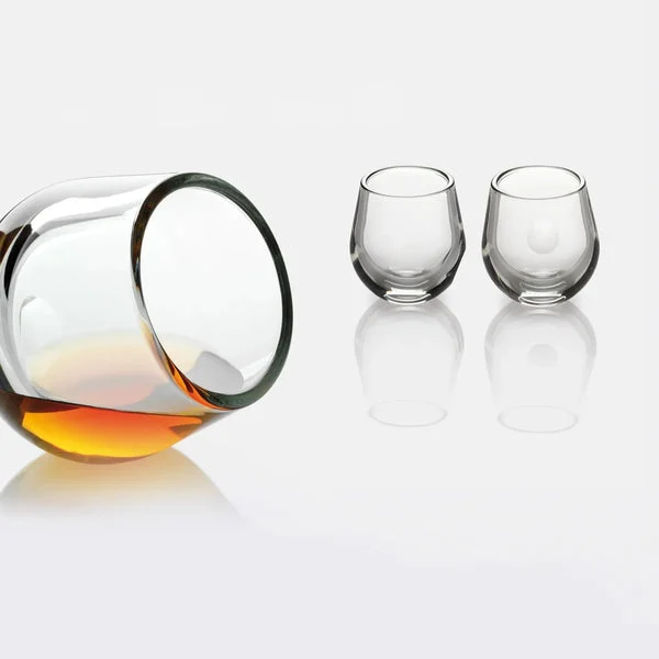Moon, bicchiere di design per distillati - Blueside Emotional Design