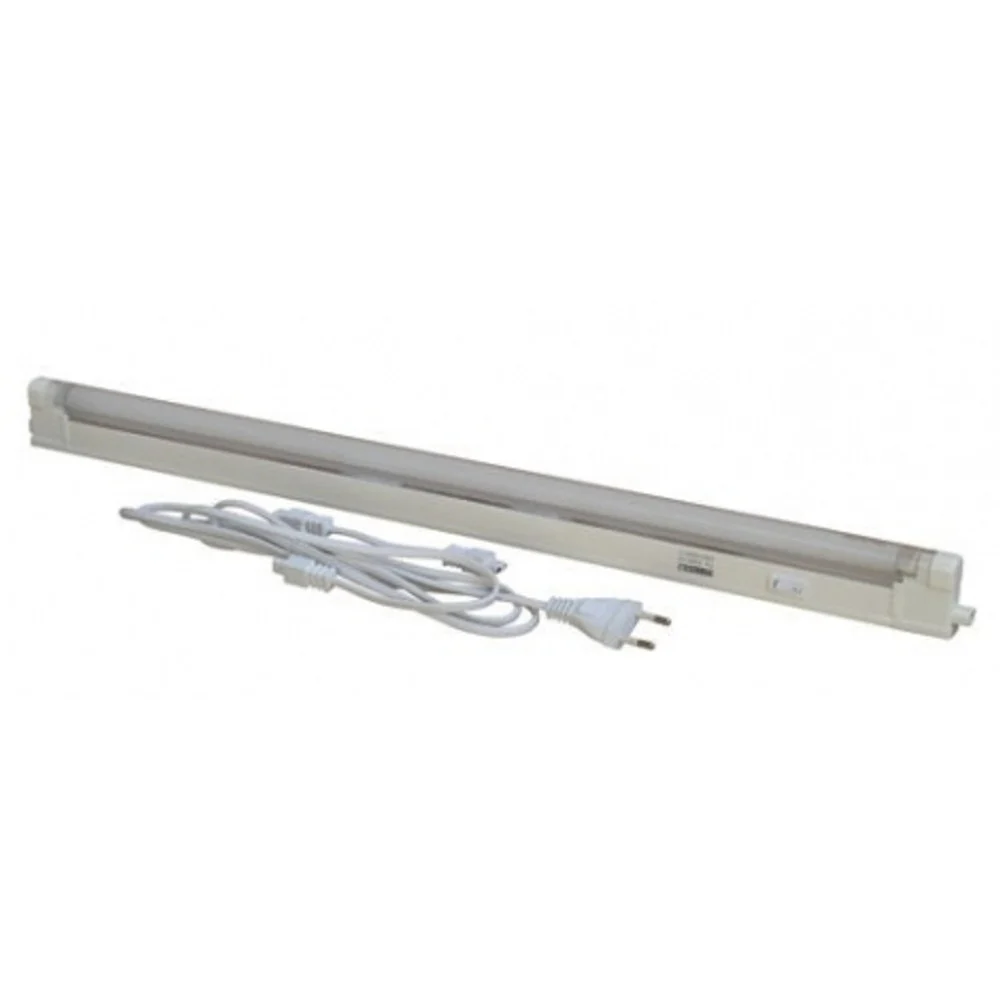 15W TUBO NEON 75CM LED COMPLETO DI PLAFONIERA T5 LUCE BIANCO CALDO 3000K CAVO - TrAdE Shop Traesio
