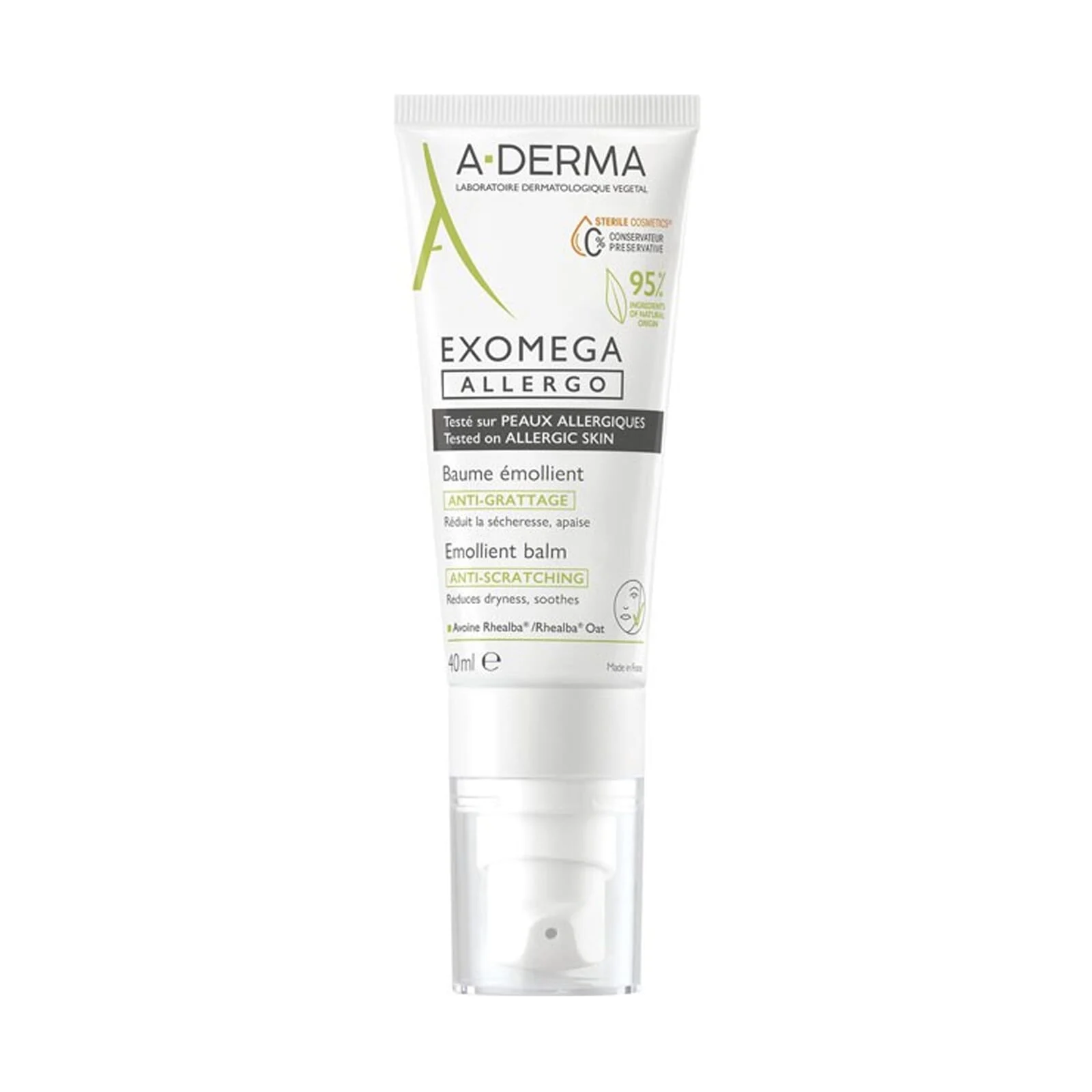 Exomega Allergo Balsamo Emolliente 40 ml - A-Derma