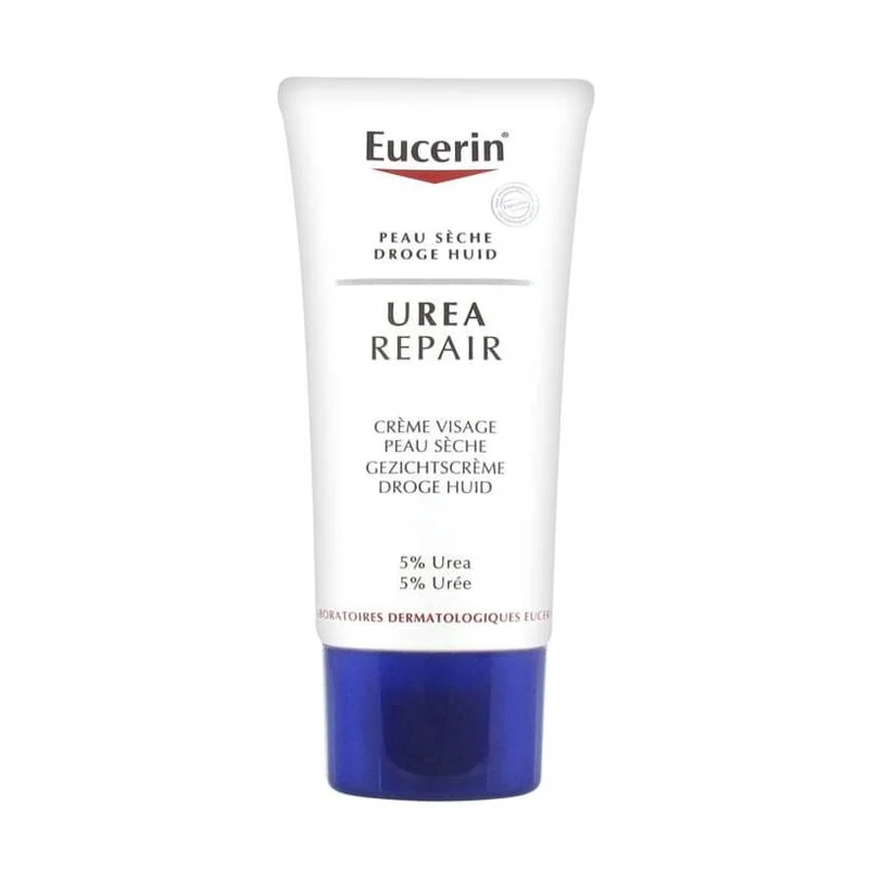 UreaRepair Crema Viso Pelle Secca 5% Urea 50 ml - Eucerin